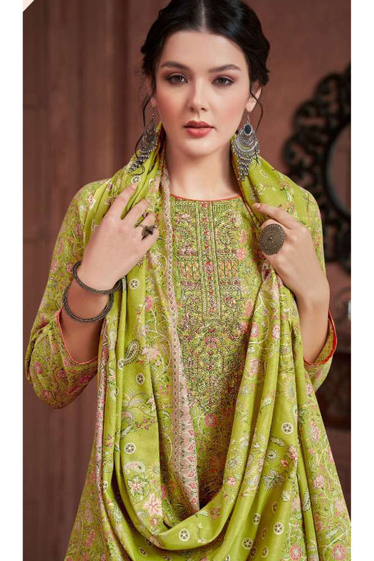 Wedding Wear Indian Party Wear Salwar Kameez Plazzo-Pant With Dupatta