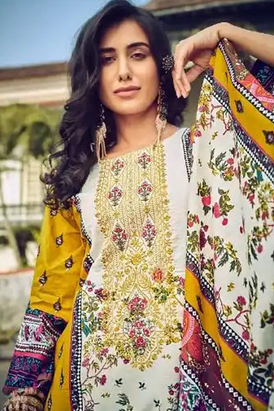 Indian Plus Size Women's Wear Pure Cotton Salwar Kameez Palazzo Suit