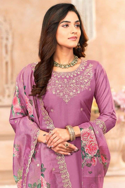 Indian Engagement Ceremony Wear Santoon Fabric Salwar Kameez Pant Suit