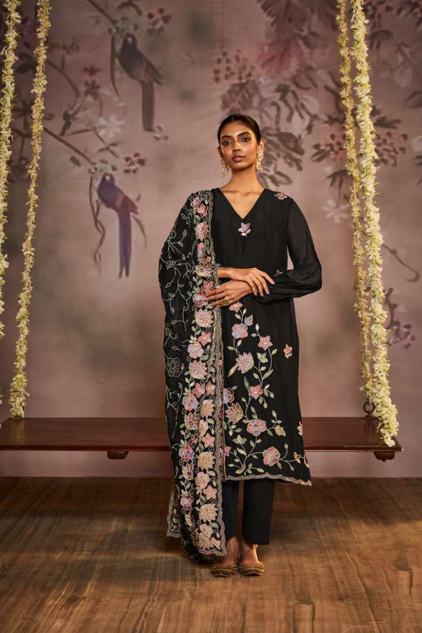 Pure Organza Fabric Wedding Reception Wear Shalwar Kameez Pant Suits