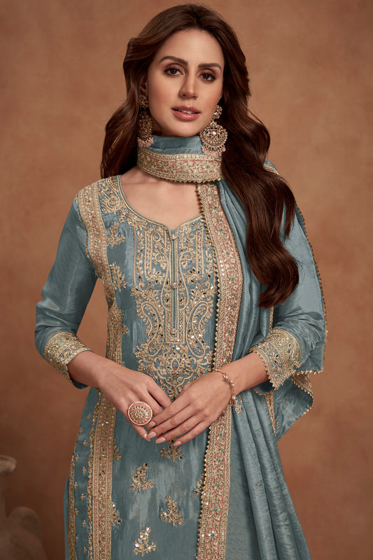 Wedding Function Wear Indian Pakistani Designer Salwar Kameez Palazzo Suits