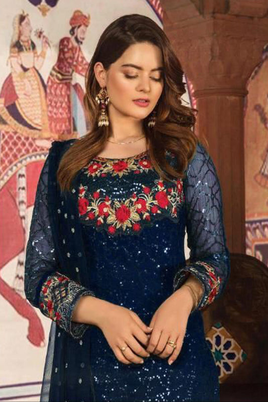 Indian Pakistani Designer Eid Ramadan Wear Salwar Kameez Trouser Pant Suits