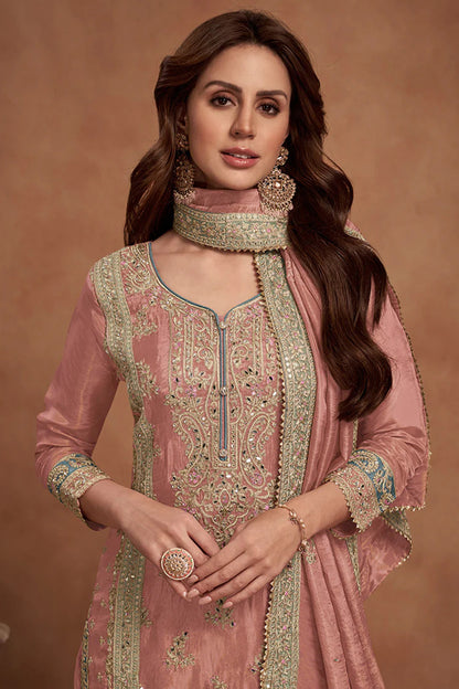 Beautiful Embroidery Worked Event Indian Pakistani Wedding Wear Salwar Kameez Sharara Plazzo Suits