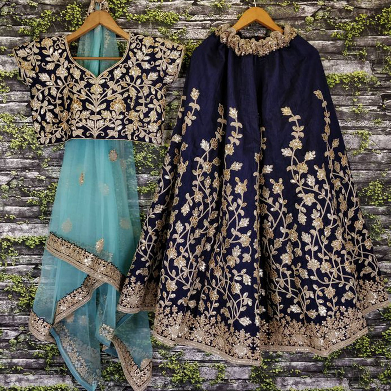 Ready To Wear Indian Designer Wedding Wear Heavy Worked Lehenga Blouse Suits
