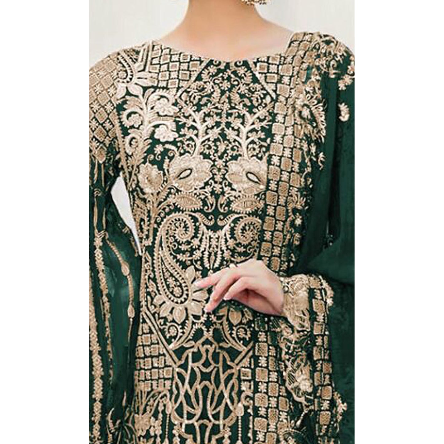 Pakistani Style Roka Nikah Wear Salwar Kameez Trouser Pant Suits