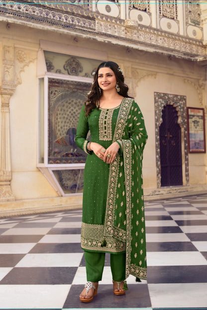 New Style Special Wedding-Reception Salwar Suit With Dupatta