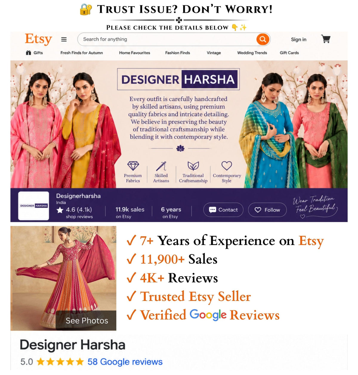 Designer Harsha – Indian Festive Wear, Colorful Traditional Outfits, Skilled Artisan Work and Contemporary Ethnic Fashion