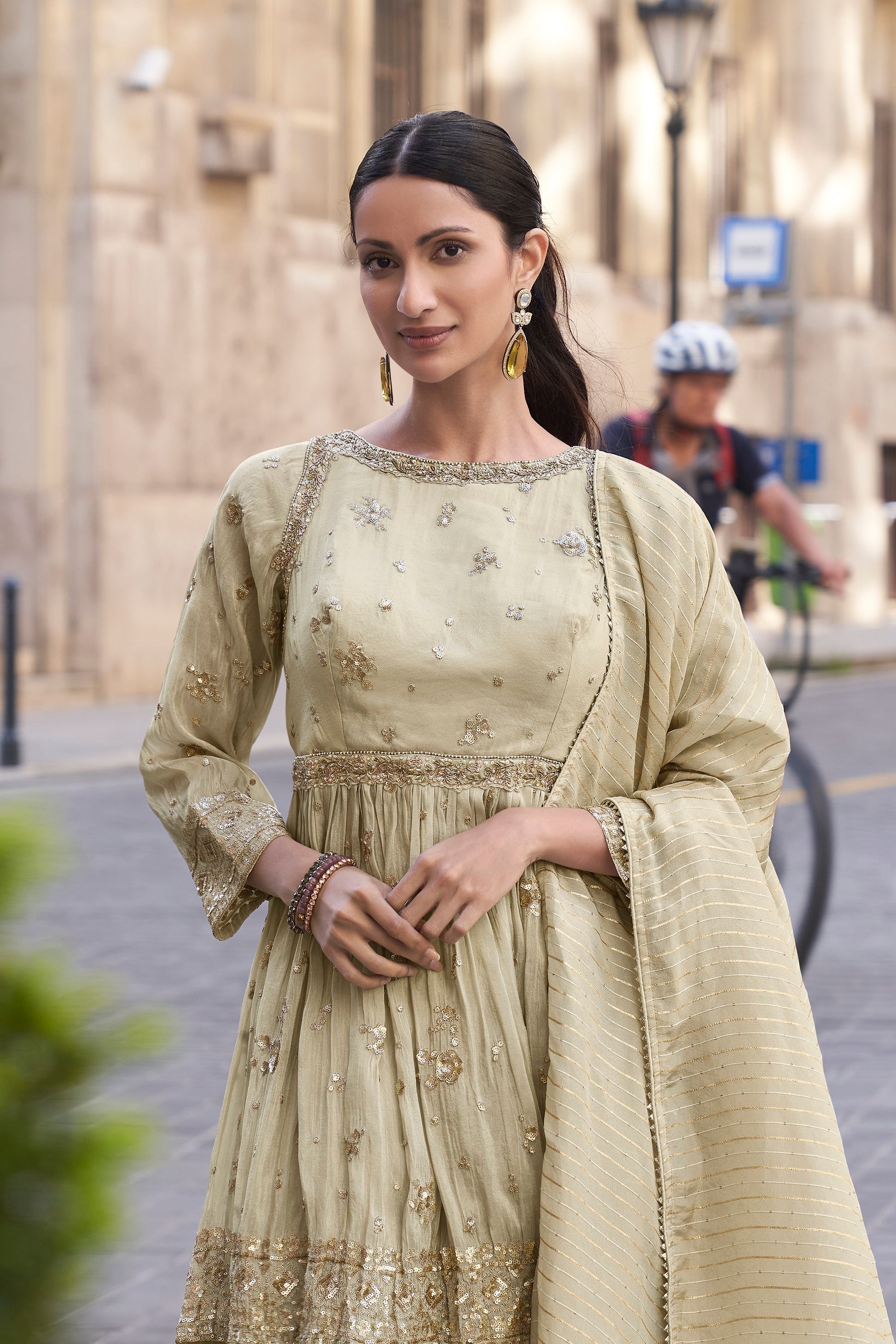 Beautiful Pink Color Readymade Wedding Function Wear Salwar Kameez Sharara Suits