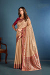 Indian Bollywood Style Printed Party Wear Saree With Stitched Blouse