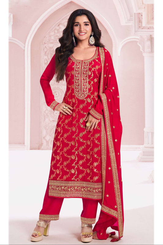 Jacquard Designer Elegant Salwar Kameez 