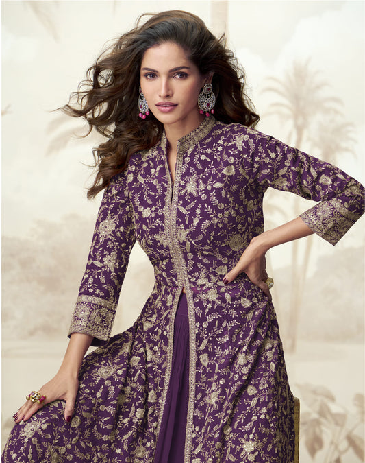 Wedding Function Party Wear Anarkali Full Dupatta Gown Suit Online USA