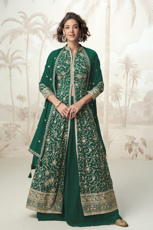 Wedding Function Party Wear Anarkali Full Dupatta Gown Suit Online USA