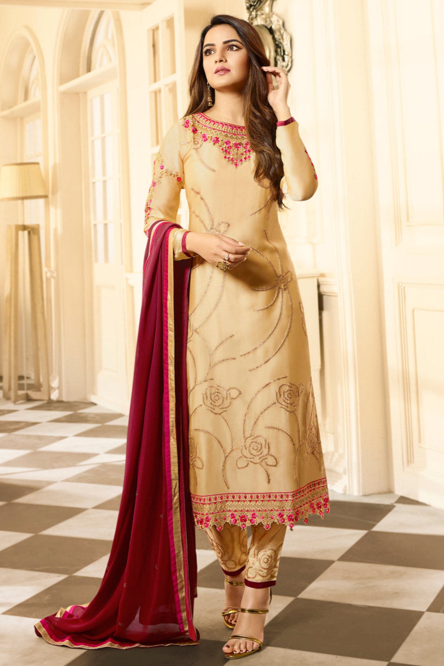 Indian Pakistani Eid Ramadan Wear Salwar Kameez Pant Suits