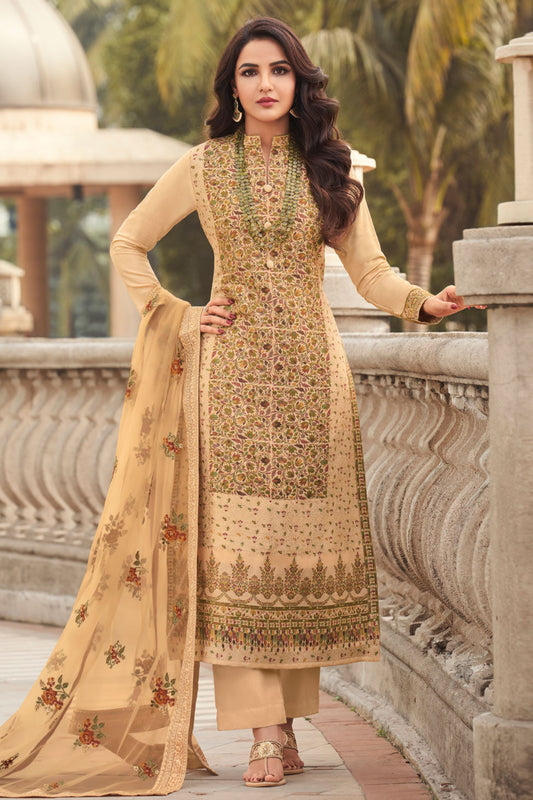 Indian Pakistani Designer Embroidery Work Salwar kameez Pant Suits