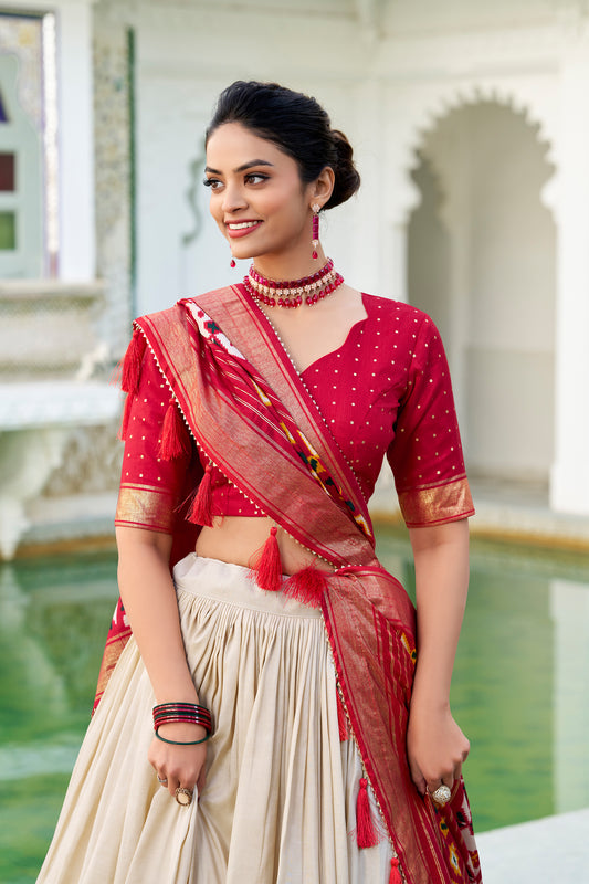 Designer Heavy Work Lehenga Choli with Dupatta Set For USA Women Wear