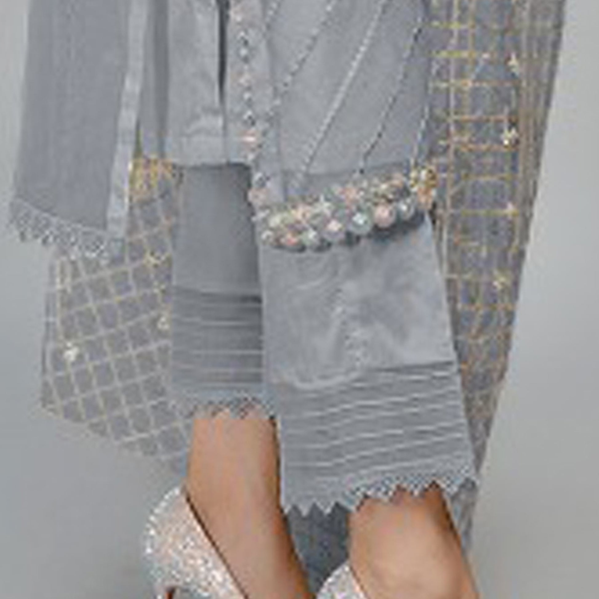 Readymade Stylish Event Party Wear Salwar Kameez Pant Organza Dupatta