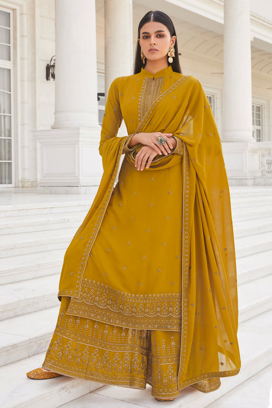 Ethnic outfits for weddings USA Latest Style South Asians Women Wear Heavy Salwar Kameez Plazzo Suits