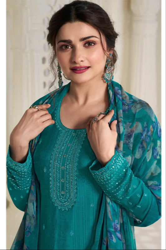 Indian Designer Royal Fabric Festival Wear Shalwar Kameez Plazzo Suits