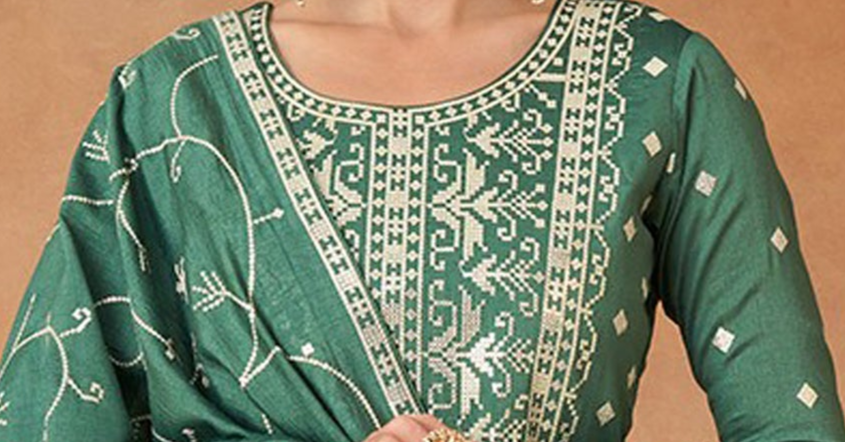 Indian Pakistani Premium Silk With Heavy Embroidery Anarkali Gown Suits