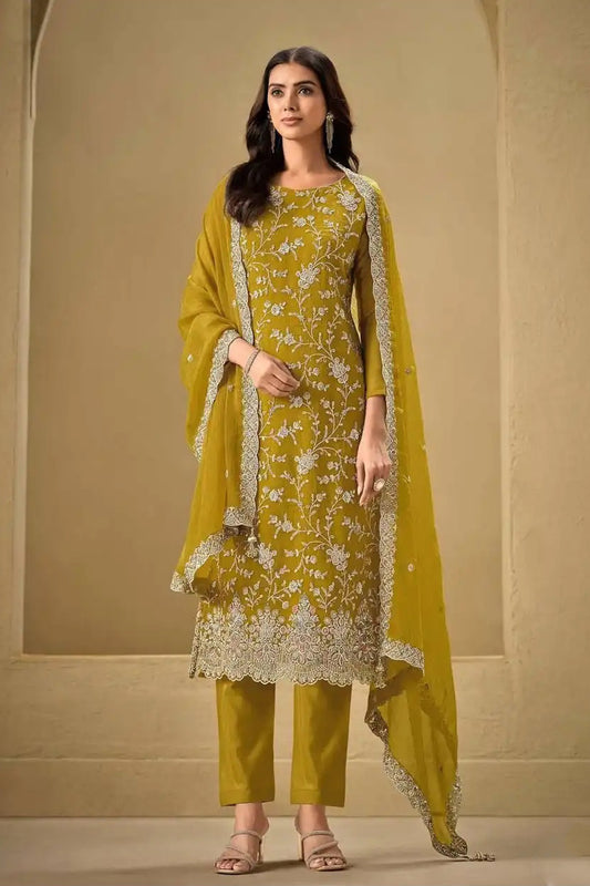 Desi clothes online USA Ethnic Party Wear Designer Trouser Pant Suits