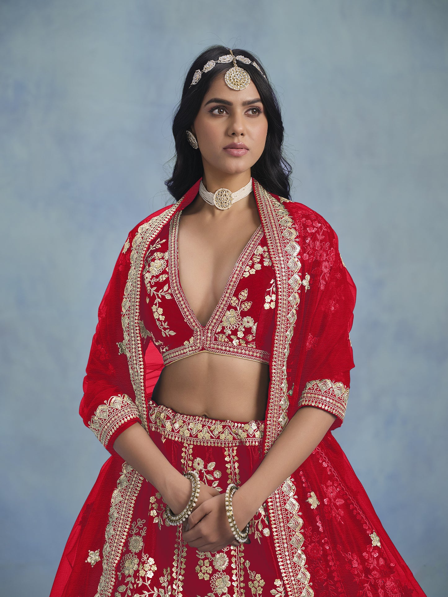 "Gorgeous lehengas for Indian events"

