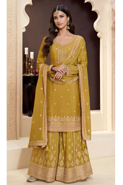 New Pakistani Style Heavy Embroidered Work Salwar Kameez Palazzo Suits