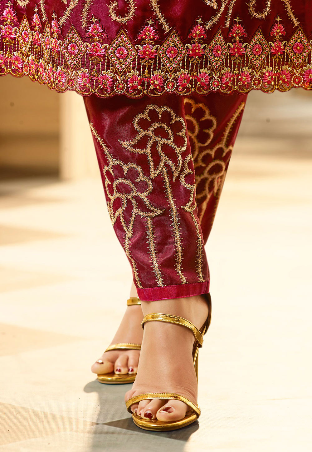 Indian Pakistani Eid Ramadan Wear Salwar Kameez Pant Suits