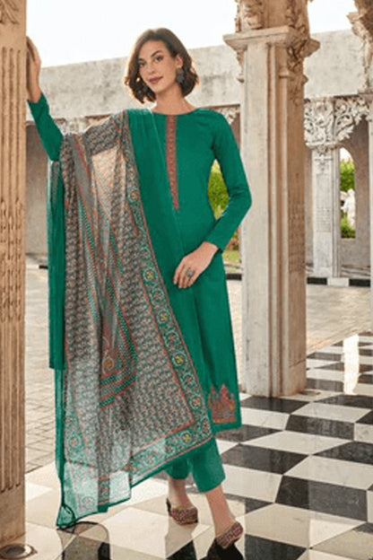 Plus Size wear Digital Printed Work Cotton Shalwar Kameez Pant Suits