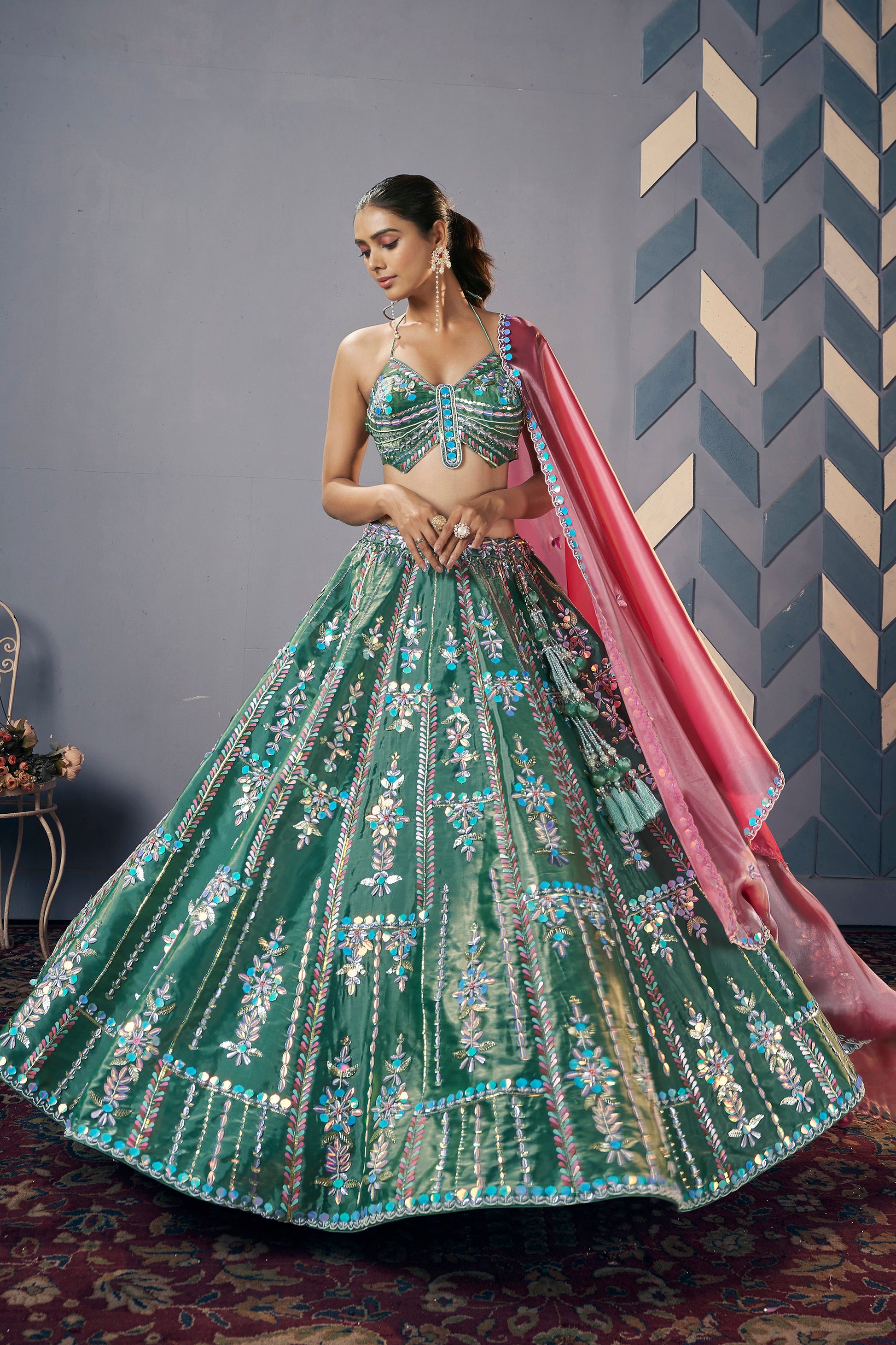 Elegant Stitched Lehenga New Wedding Wear Designer Handwork Embroidery Work Choli Suits