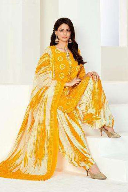 Indian Pakistani Regular Wear Cotton Salwar Kameez Dress With Dupatta