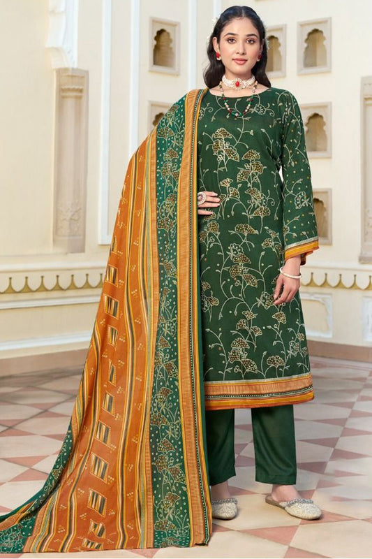 Pakistani Printed Women's Wear Shalwar Kameez Pant Suit Gift for wife