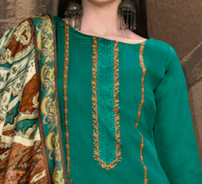 Salwar Kameez Pant Suit Indian Designer Digitally Printed Cotton Dress