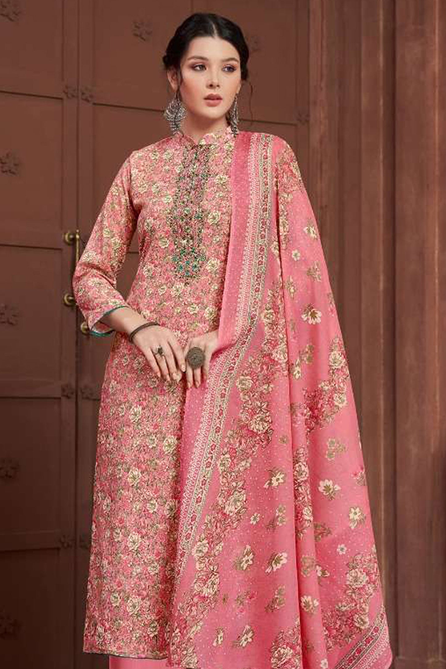 Bollywood Style Pakistani Designer Wedding Party Wear Salwar Kameez Palazzo-Pant Suits