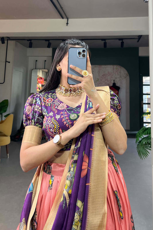 Designer Embroidery Work Mehendi-Sangeet Functions Wear Lehenga Choli