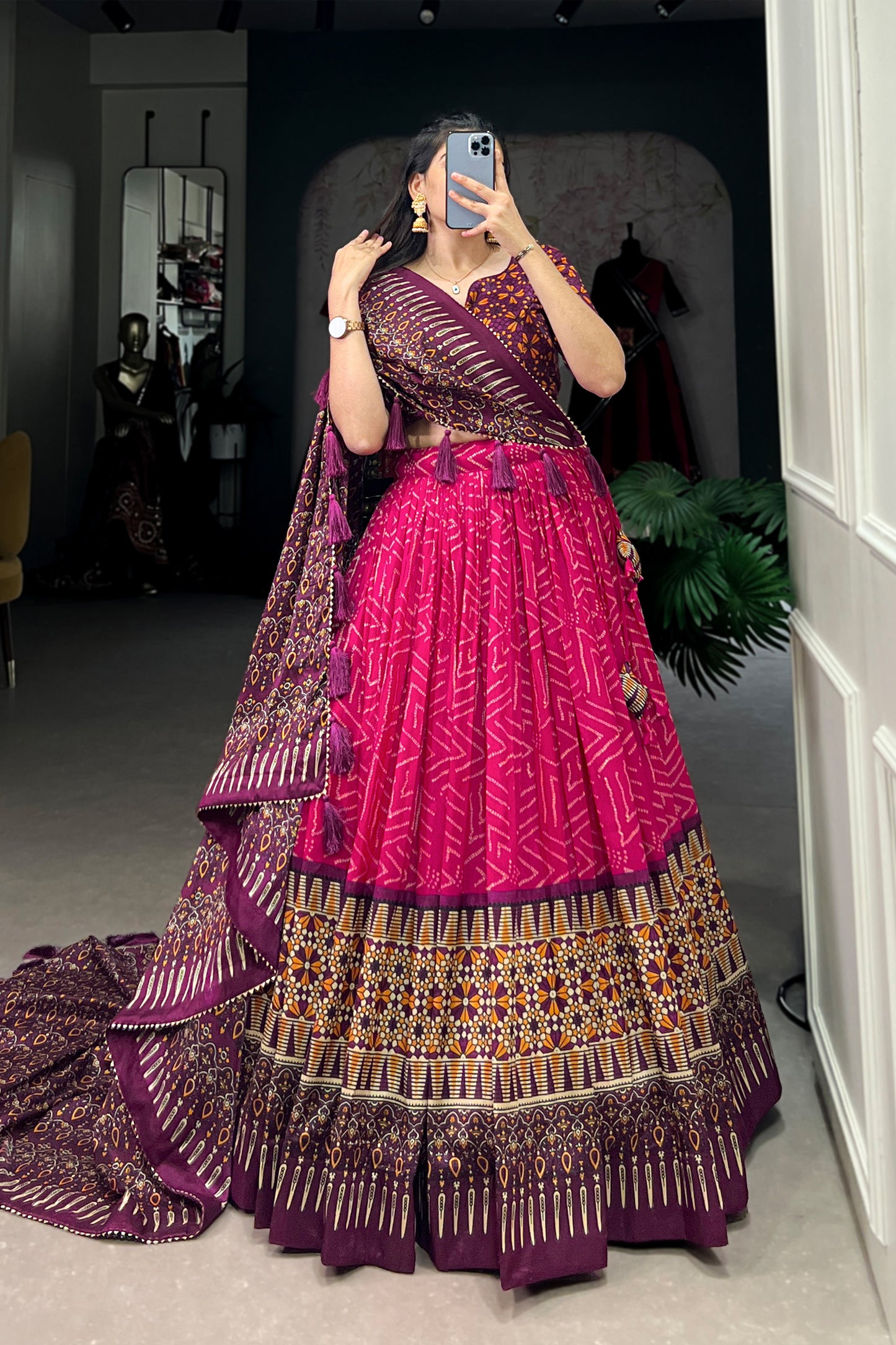 Designer Sangeet Function Wear Lehenga Choli Readymade UK