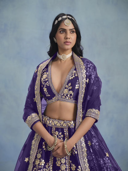 "Gorgeous lehengas for Indian events in the U.S."
