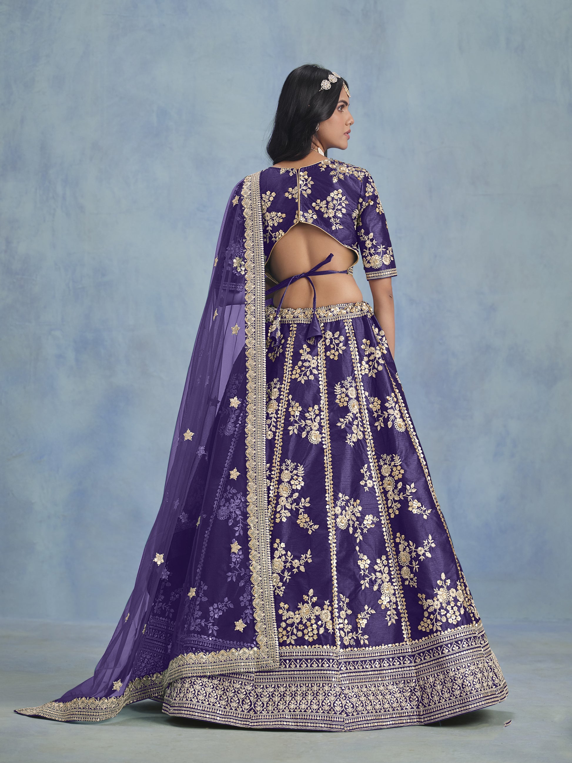 "Gorgeous lehengas for Indian events in the U.S."
