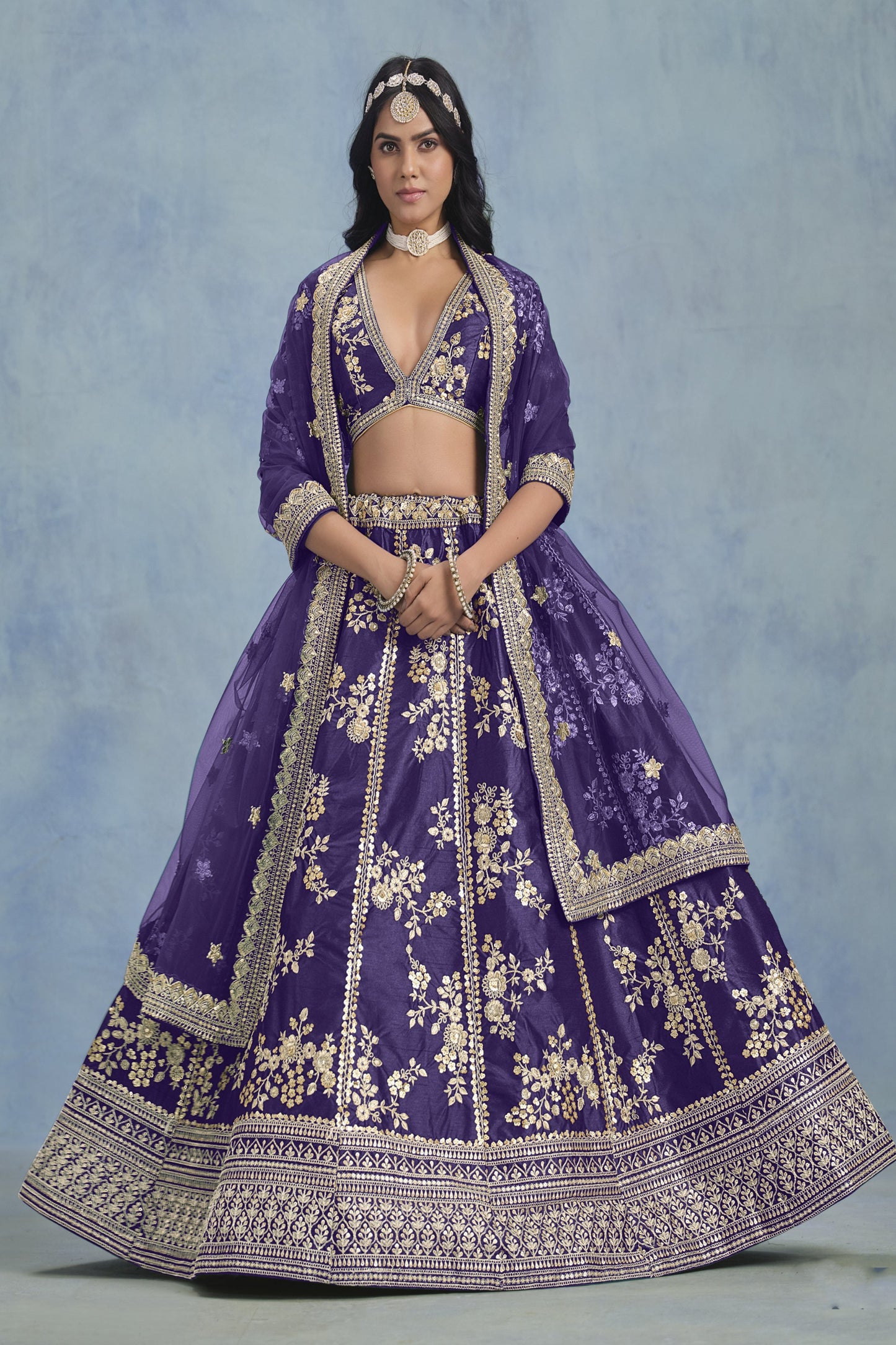 "Gorgeous lehengas for Indian events in the U.S."
