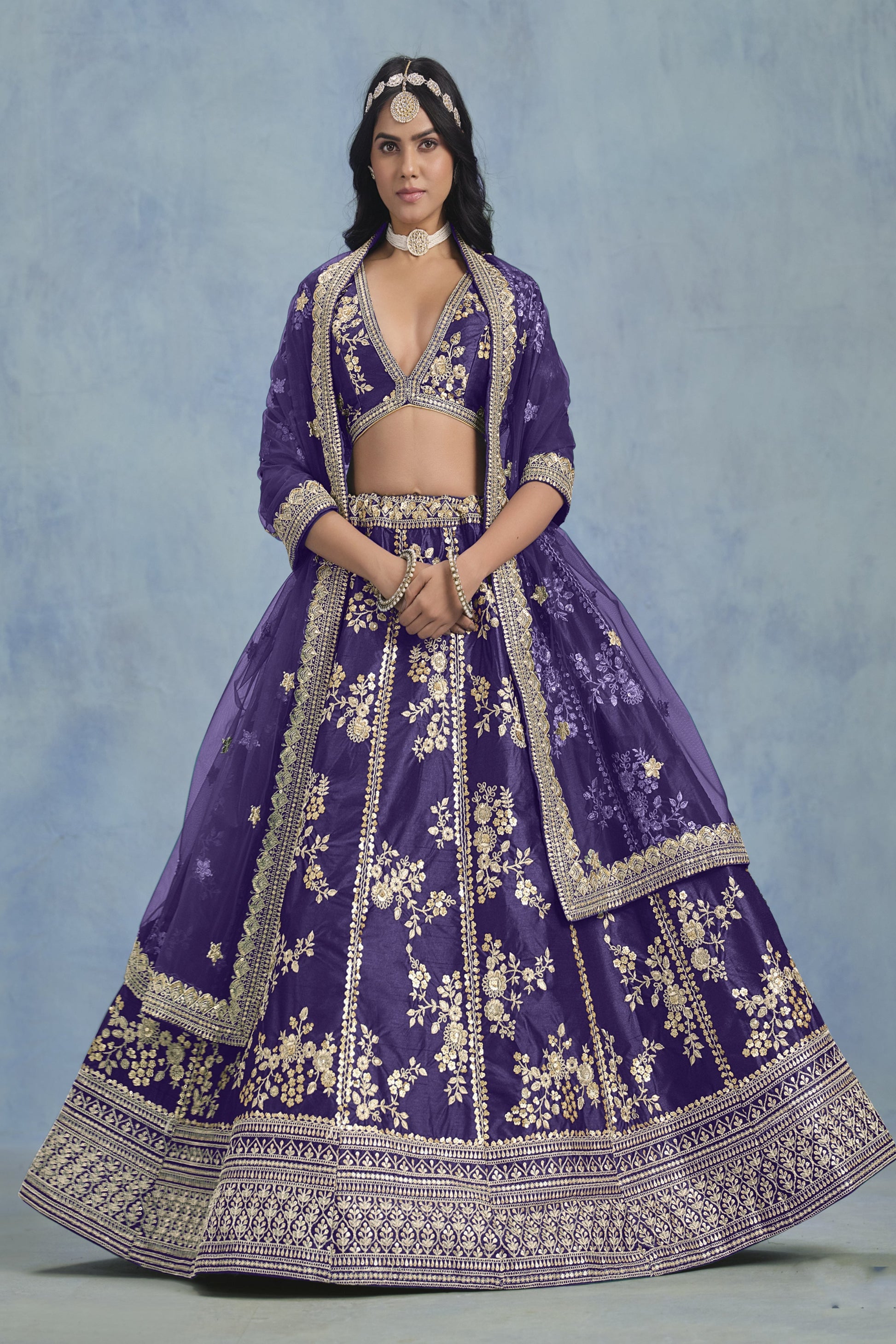 "Gorgeous lehengas for Indian events in the U.S."
