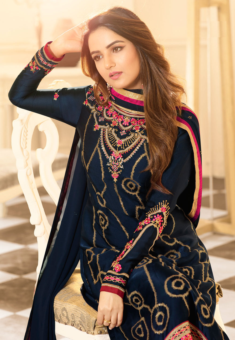 Indian Pakistani Eid Ramadan Wear Salwar Kameez Pant Suits