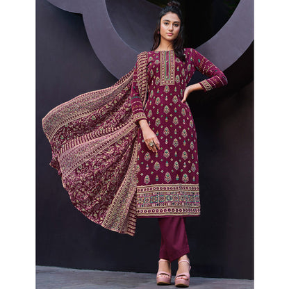 Eid Ramadan Special Santoon Fabric Digital Style Salwar Kameez Pant Style Suits