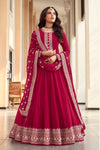 Bollywood Designer Embroidery Worked Anarkali Gown with Dupatta Suit's