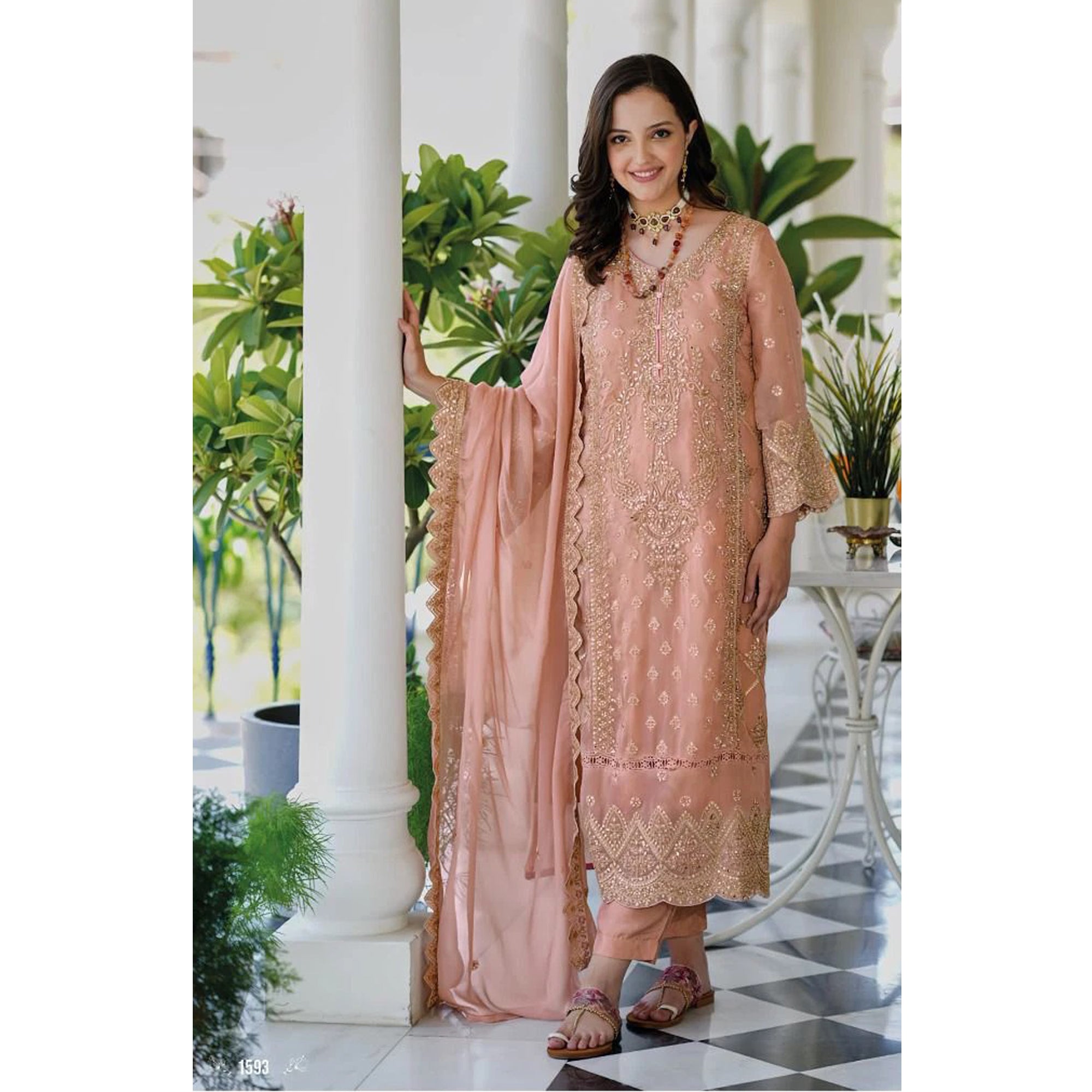 Indian Pakistani Designer Ready To Wear Salwar Kameez Pant Suits Wedding Wear Dress