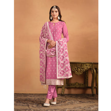 Ramadan Special Party Wear Embroidery Work Salwar Kameez Pant Suits