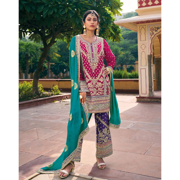 Pakistani Roka Nikah Wear Ready To Wear Salwar Kameez Palazzo-Pant Suits