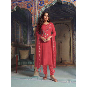 Eid Special Designer Heavy Embroidery Work Salwar kameez Pant Suit