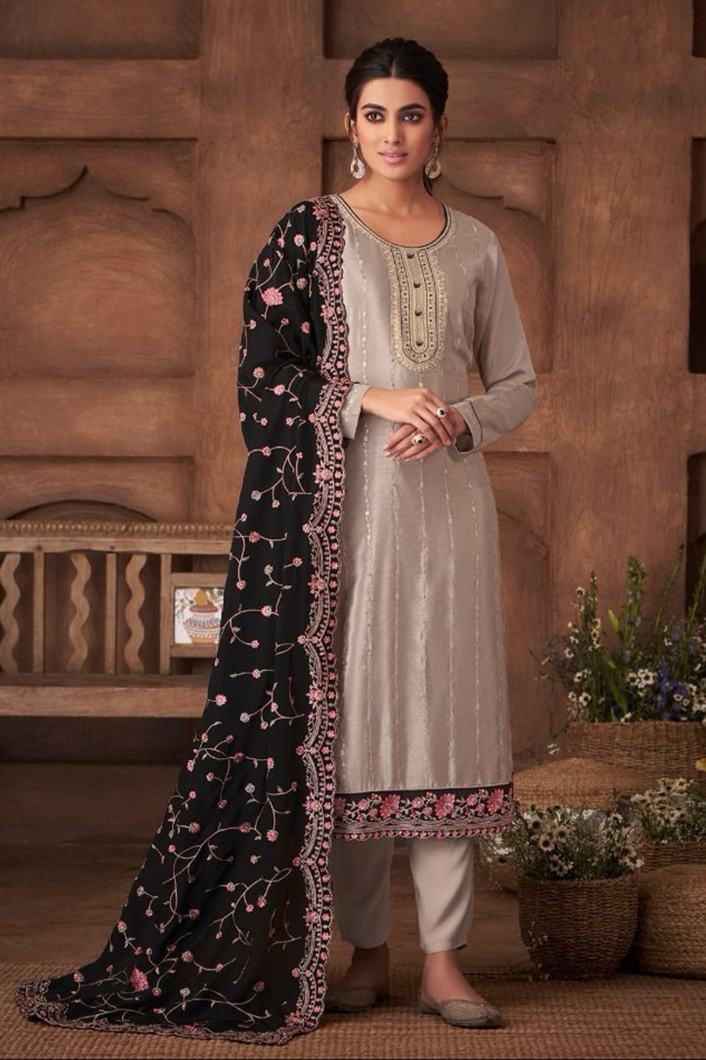 Trendy Eid Ramadan Festival Special Women's Salwar Kameez Suits with Beautiful Worked Dupatta Online In USA