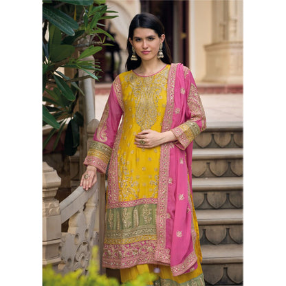 Indian Designer Beautiful Wedding Reception Wear Salwar Kameez Palazzo Suits