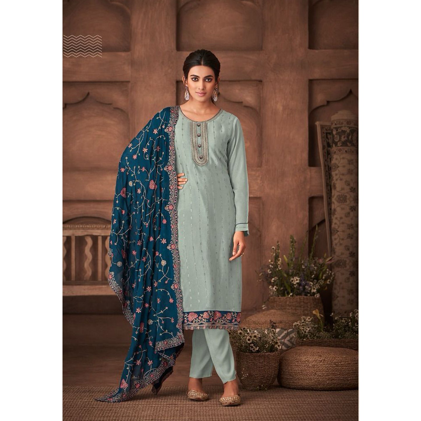 Trendy Eid Ramadan Festival Special Women's Salwar Kameez Suits with Beautiful Worked Dupatta Online In USA