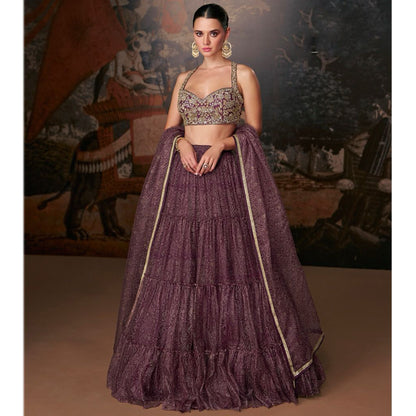 Event Wedding Wear Designer Organza Silk & Heavy Embroidery Work Lehenga Choli Suit